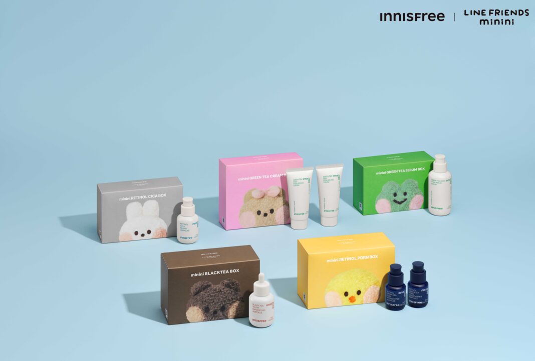 이니스프리, 라인프렌즈 미니니와 ‘코지 하우스 에디션’ 선봬