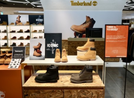 팀버랜드, 부산 롯데백화점 팝업 스토어 오픈