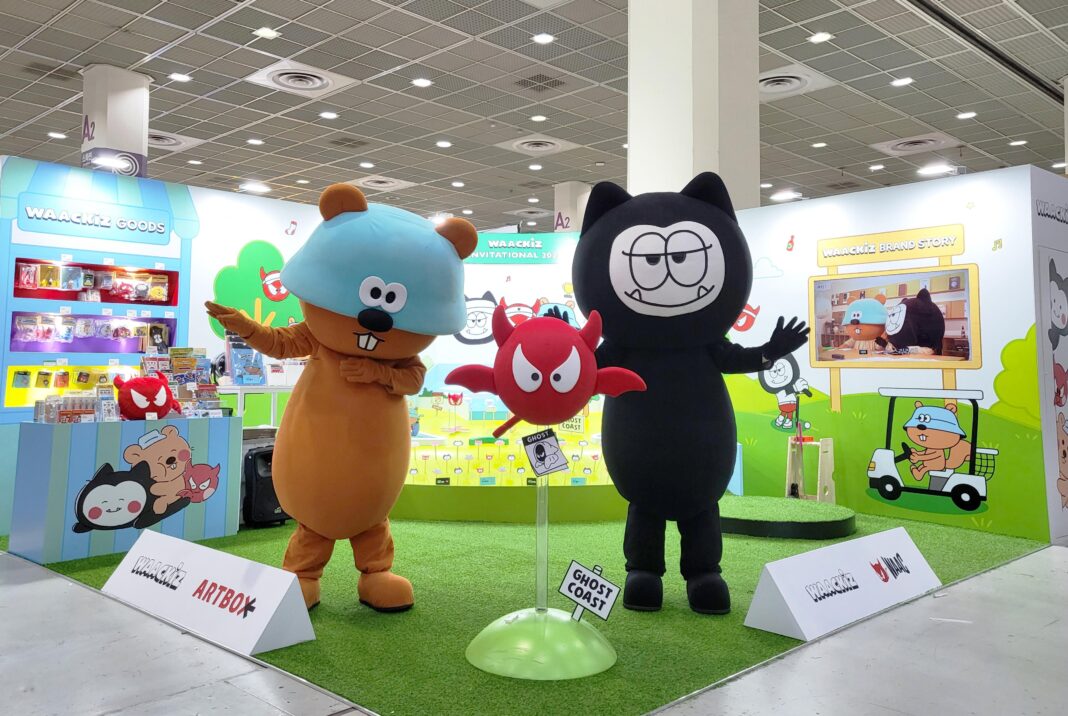 왁, 골프 악동 ‘와키즈’로 캐릭터 라이선싱페어 2025 출격