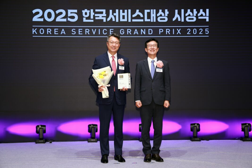 백현 롯데관광개발 대표, 한국서비스대상 최고경영자상 수상