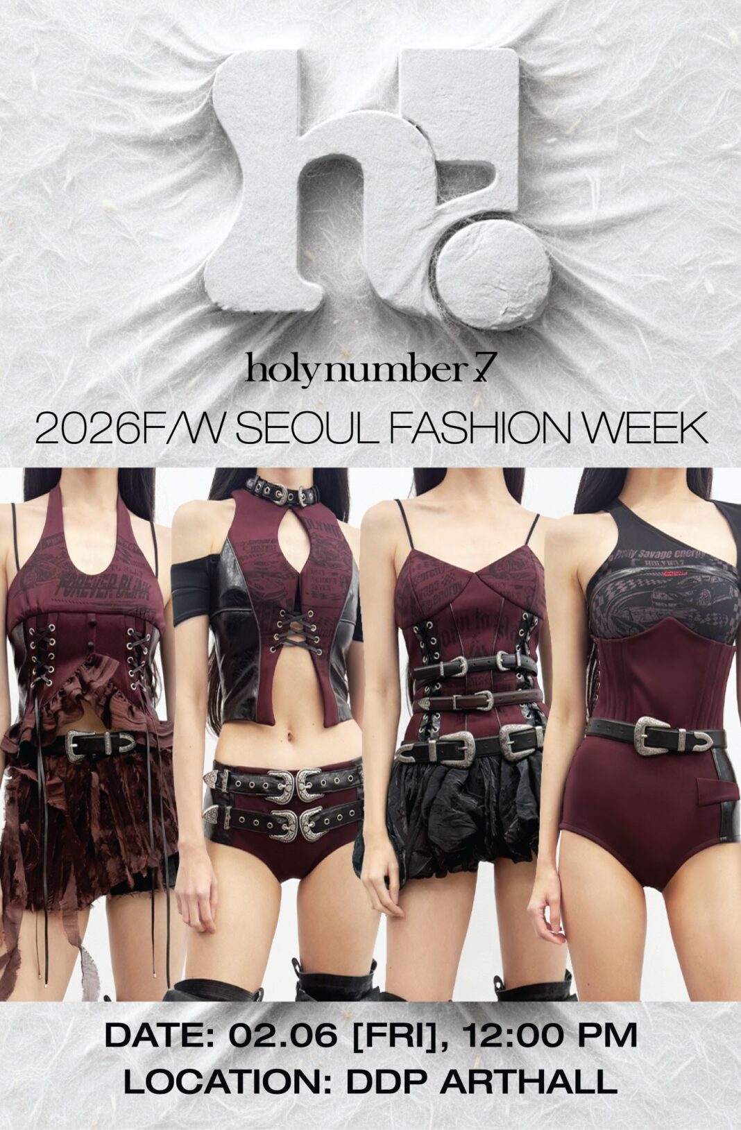 홀리넘버세븐, 다음달 6일 서울패션위크서 2026 F/W 컬렉션 공개