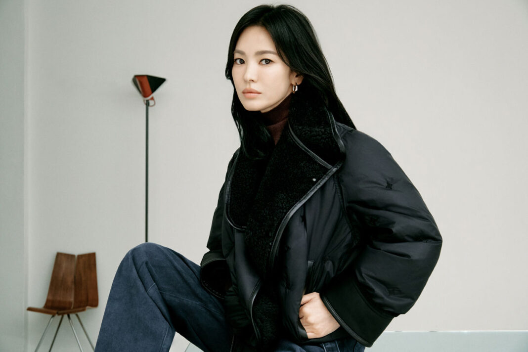 “코트부터 니트까지”…미샤, 뮤즈 송혜교와 겨울 패션 제안